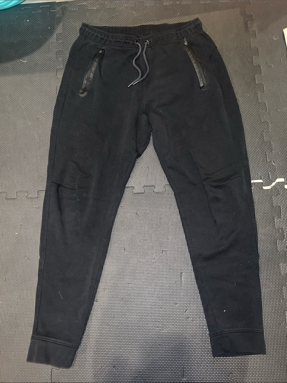 Old Navy Black Men's Jogger Sweatpants with Zipper Pockets